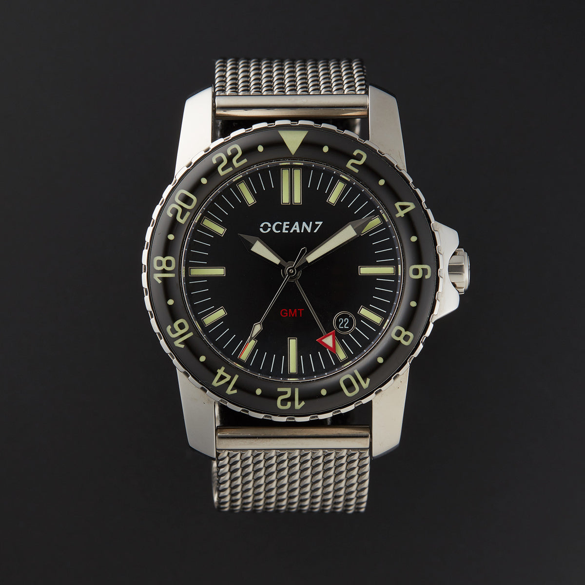 LM-5 GMT Dress Diver with Domed Sapphire Bezel